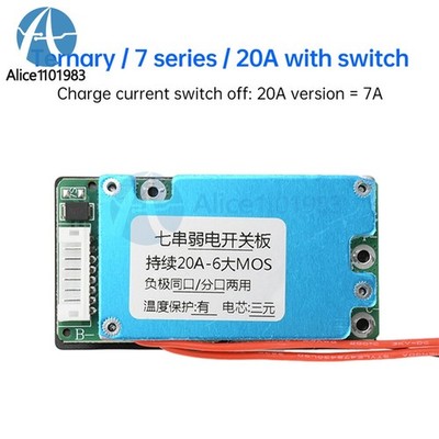 7S 29.4V Li-ion Ternary Li   Protection Board Charging Discharging Protect *rr