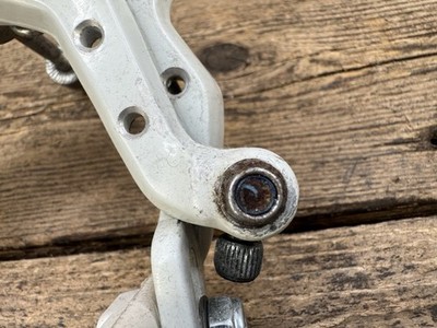 1985 Odyssey System 2000 Front Brake Bmx White Vintage Old School