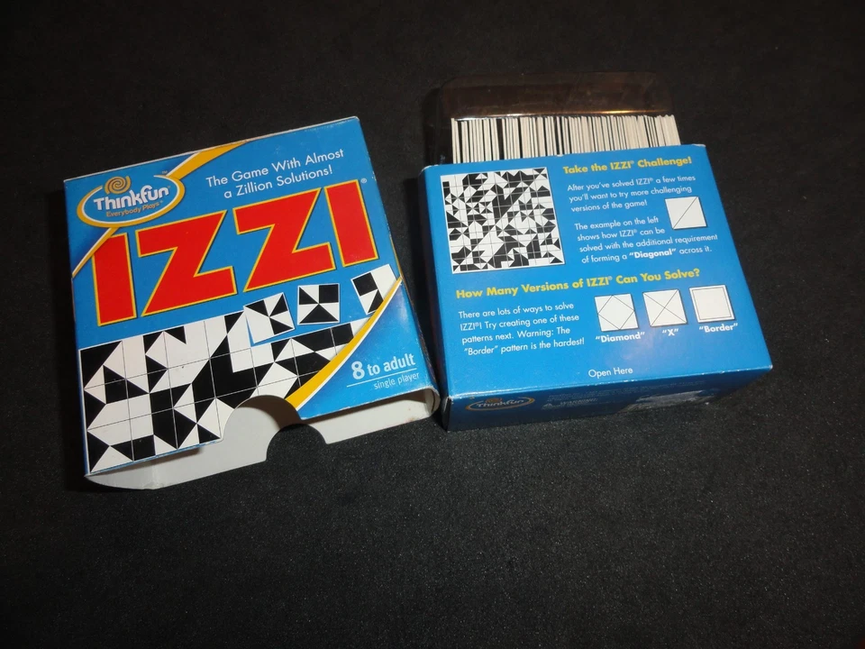 2003 ThinkFun - IZZI The Game w/ Almost A Zillion Solutions Complete in Box - Image 2 of 4