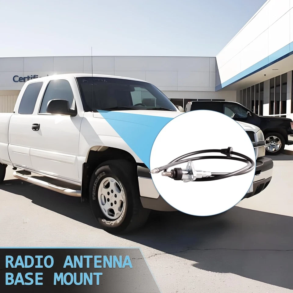 Base de antena de guardabarros AM/FM para GMC Sierra Yukon 1500 2500 3500 1999-2006 15829166 Foto 3 de 4