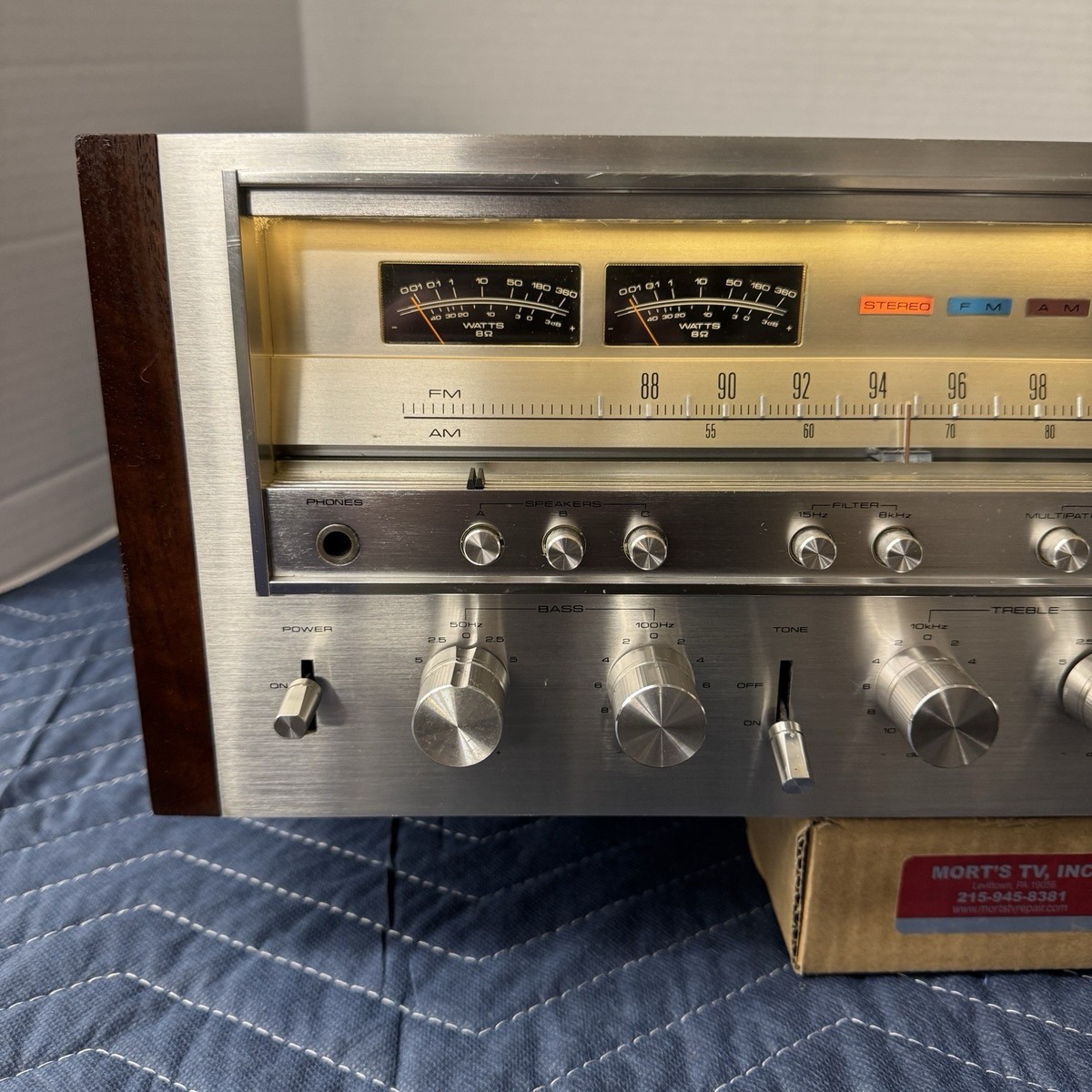 PIONEER SX-1280 VINTAGE AM/FM STEREO RECEIVER - SERVICED - CLEANED
