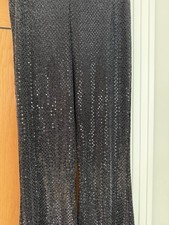 Sparkly Trousers Masticated Waist One Size Long
