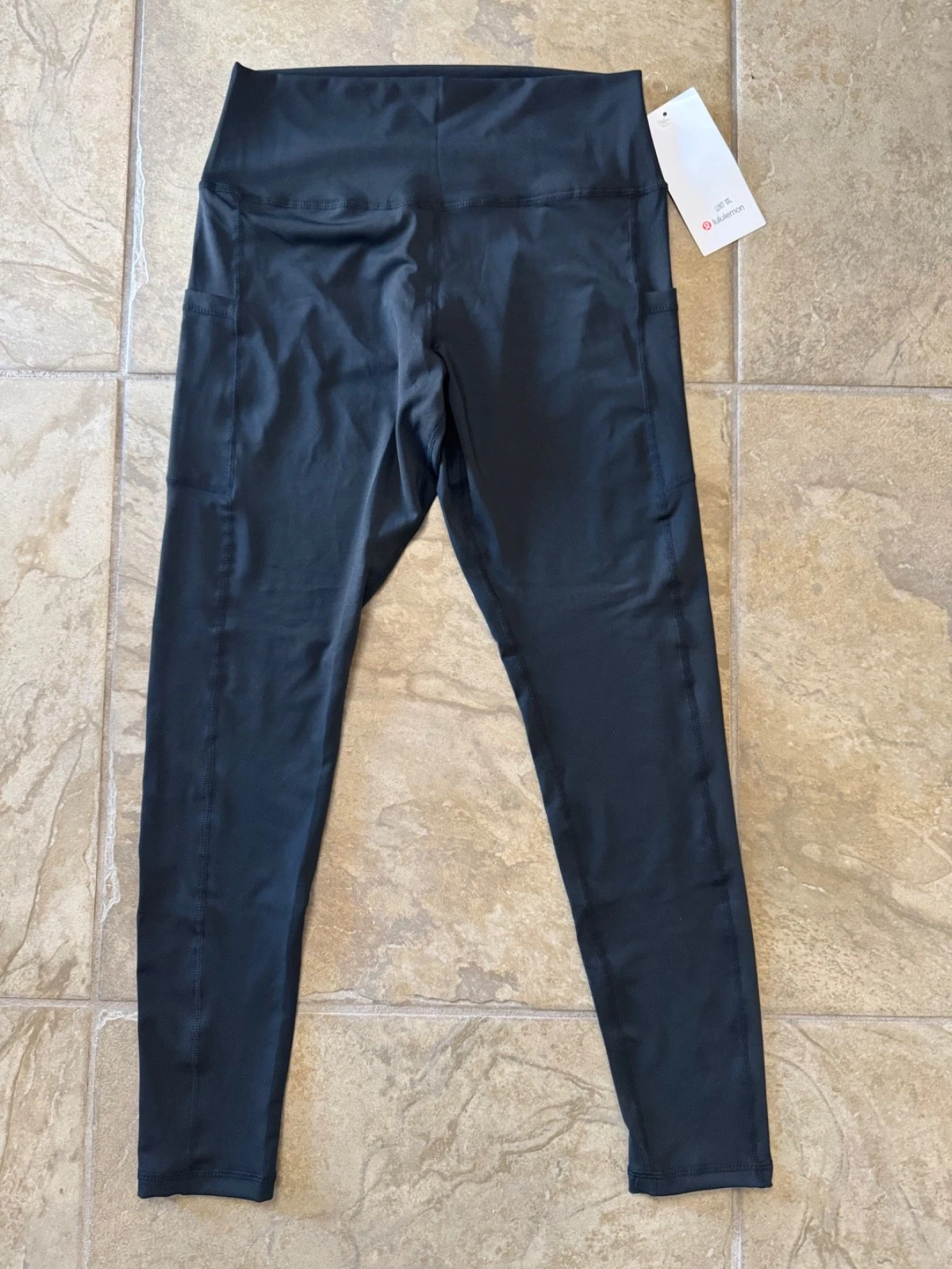 LULULEMON LEGGINGS (Length 35") WITH SIDE POCKETS WOMENS SIZE XXL