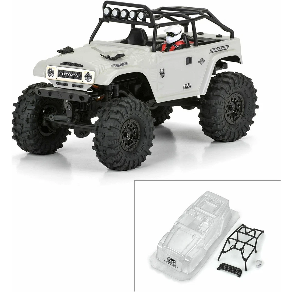 Pro-Line 366300 1979 Toyota Land Cruiser FJ40 Clear Body with Trail Cage for Axi - Image 3 of 3