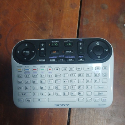 #ad #ad Sony NSG MR1 Remote Control Qwerty Keyboard Genuine Google TV as is or parts $17.99