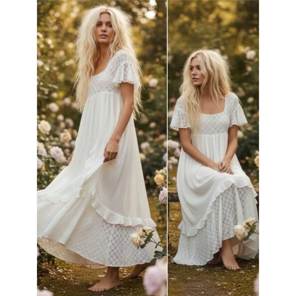 chinese dress ladies Free People Bring The Romance Midi Dress — 100% Cotton