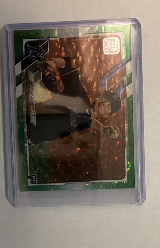 2021 Topps - Braxton Garrett #433 Green /499 (RC)