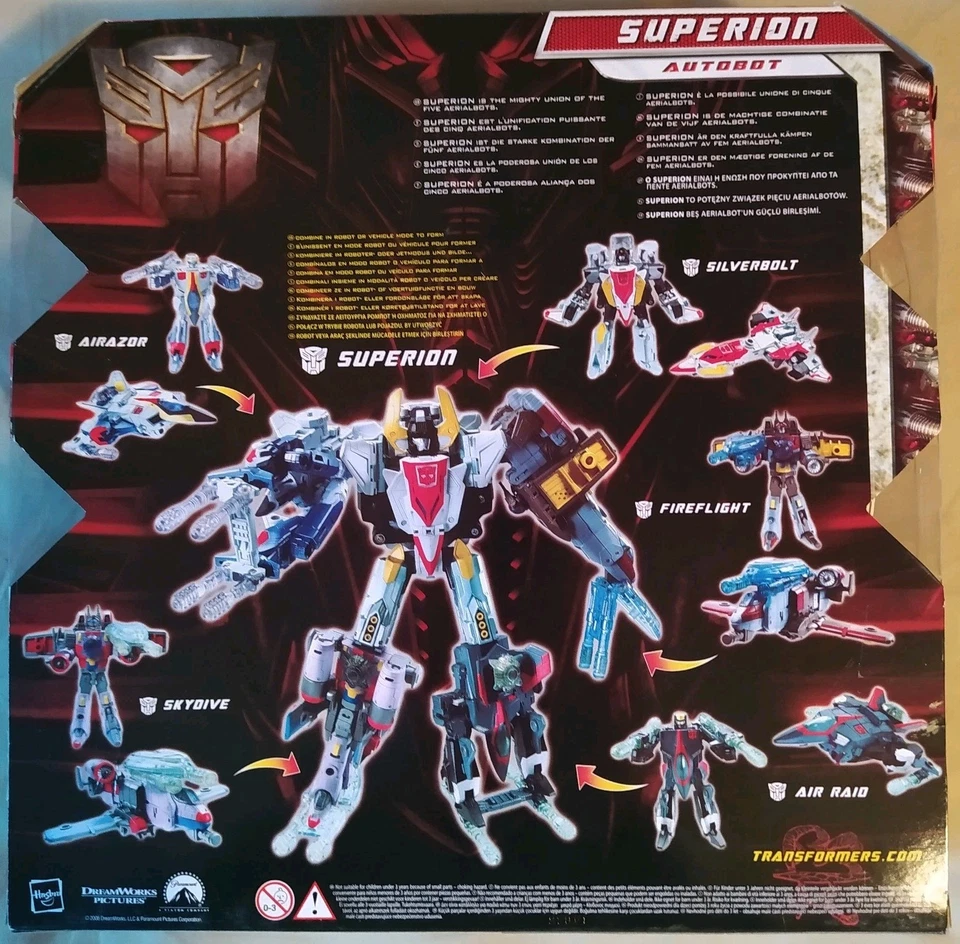 Transformers: Revenge of the Fallen - SUPERION 5x EURO - MIB Hasbro 2008 - Photo 2/4