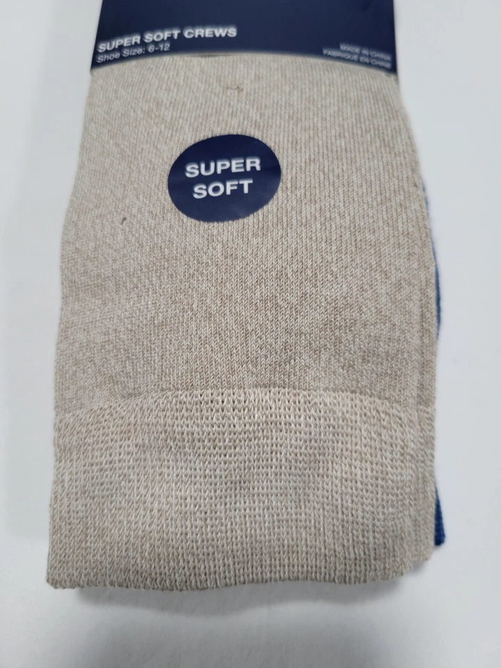 Gap Mens Socks Package 3 Prs  Multi color  Super Soft Crews Casual Dress SZ 6-12 - Image 2 of 4