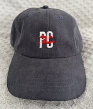 Period Correct Racing PC Logo Hat Grey Strapback USA Made Unstructured Gray Cap