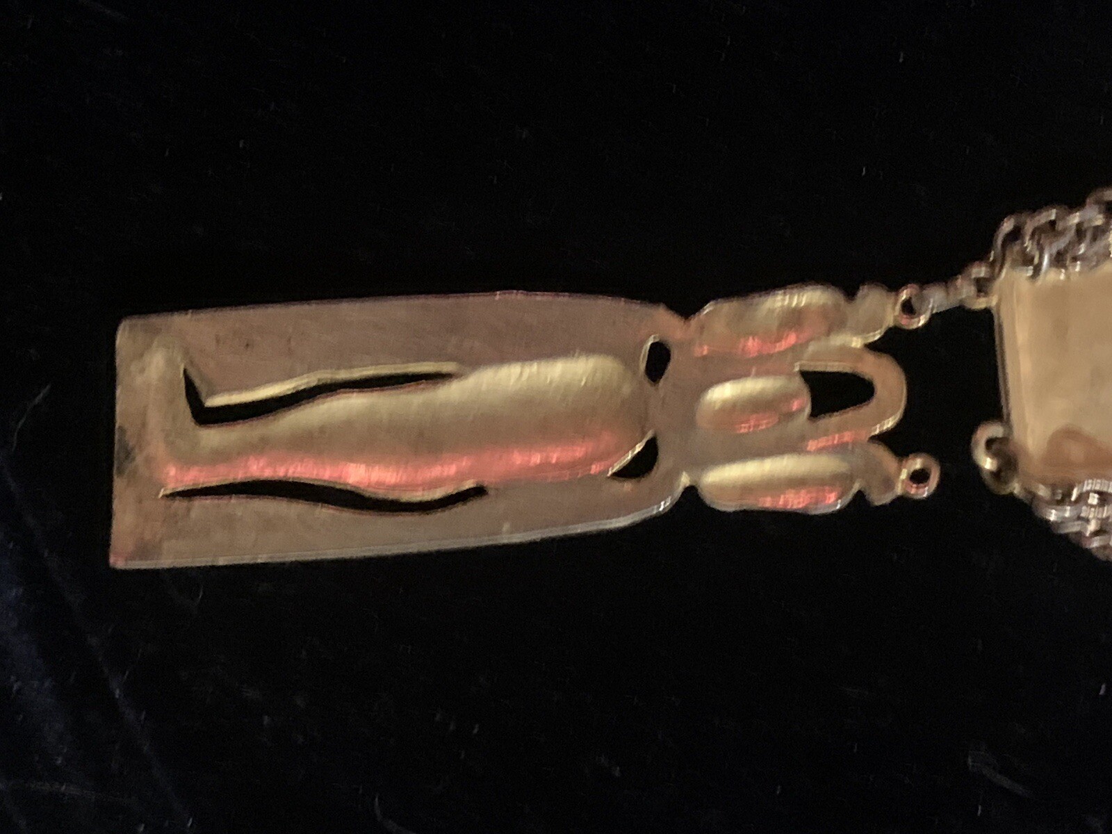 Vtg Kenneth Jay Lane Egyptian Revival Storyteller… - image 4