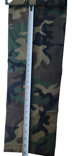 Gober Sportswear Woodland Camo Pants. Kids. Size 16. 26" Inseam. cargo pockets - Picture 4 of 4