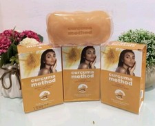 Lot Of 3 Curcuma Method Whitening body Curcuma Tumeric soap 180g Each