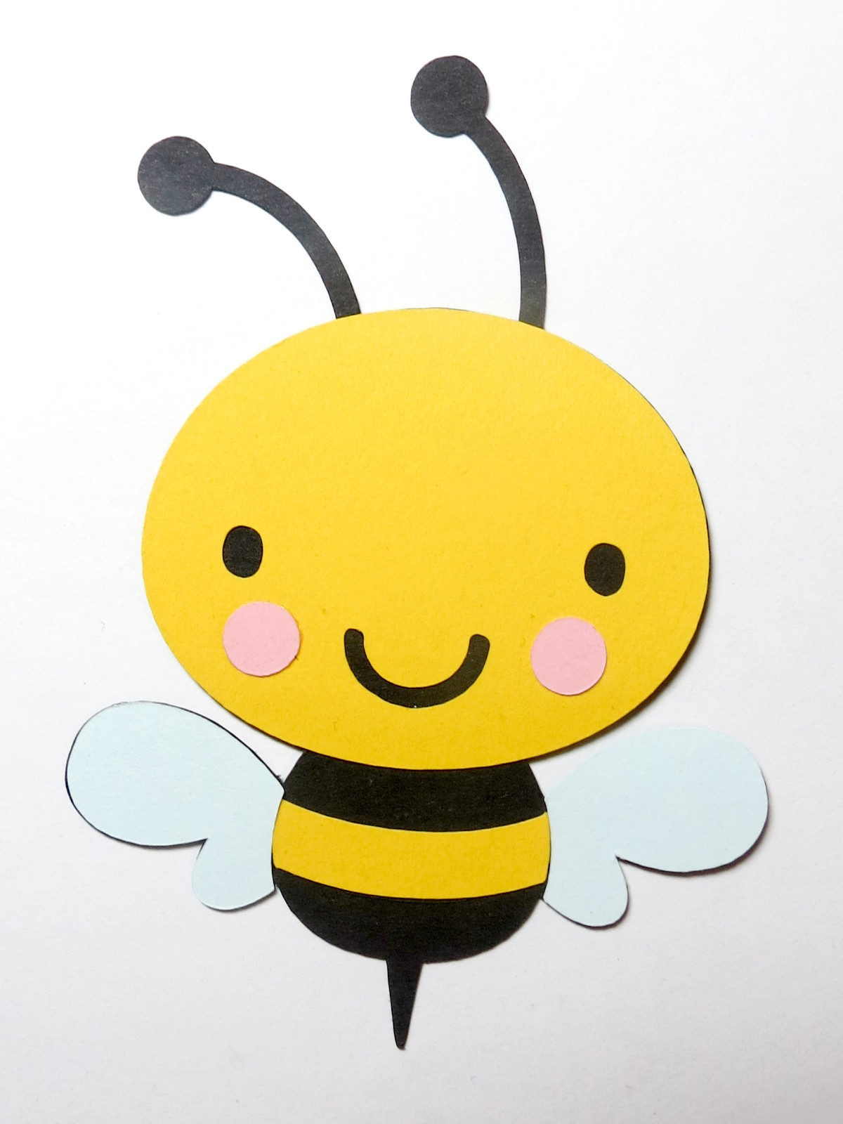 Cute Animals Bumble Bee Die Cut Cardstock Scrapbook Embellisment eBay