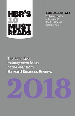 HBR's 10 Must Reads 2018: The Definitive Management Ide - Paperback NEW Review,