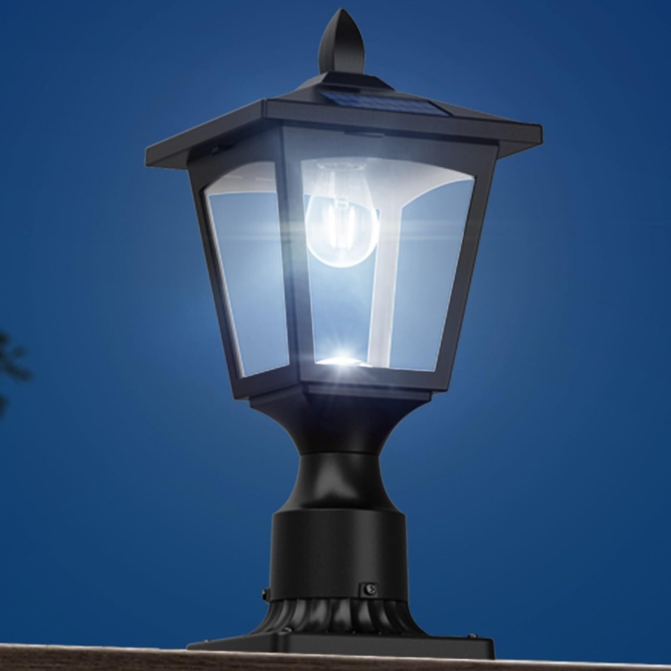 Greluna Solar Post Lights Outdoor, Solar Lamp Post Lights for Pathway, Drivew... eBay