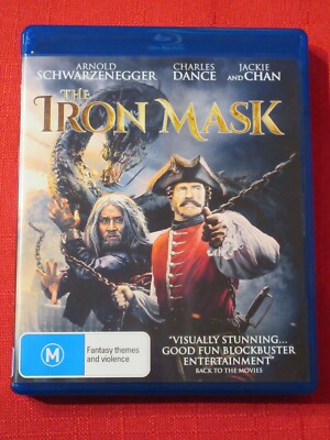 THE IRON MASK 2019 BLU-RAY ACTION FANTASY JACKE CHAN SCHWARZENEGGER CULT OOP