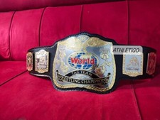 World Tag Team Wrestling Championship Replica Title Belt 4MM Zinc Adult Size
