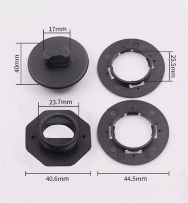 Universal Halterungen Für Auto Fußmatten Fußmatten Befestigung Ösen Set Druckknopf Rund (Grau) 8-teilig Universal Automat Fußmatten Clips