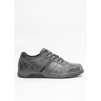 bugatti Herren Sneaker low top Kunstleder Grau