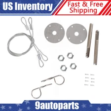 Stainless Steel Hood Pins / Bonnet Lock Pin Kit For Universal Car New