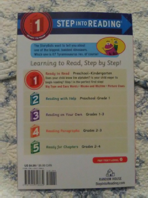 Step into Reading: Tyrannosaurus Rex (StoryBots) by JibJab Bros Studios | eBay