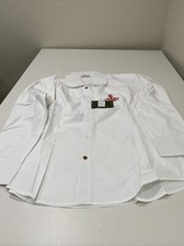 Vivienne Westwood Mens Red Label 2 Orb Embroidery Cotton LS White Size S