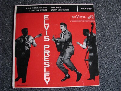 Elvis Presley-Shake Rattle and Roll 7 PS-4 Tracks-1956 Canada-RCA Victor-EPA 830
