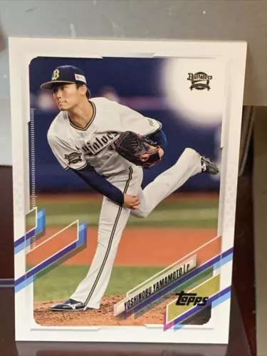 2021 Topps NPB Nippon Professional Baseball - #128 Yoshinobu Yamamoto (RC)