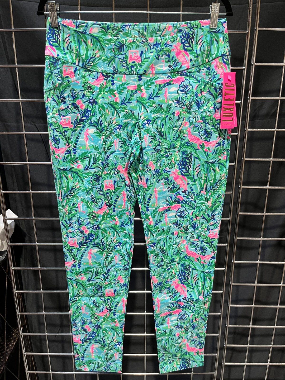 Lilly Pulitzer Corso Par Fection Pull On Golf Pant Blue Horizon Women's