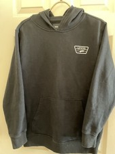 Large boys black Vans hoodie pullover