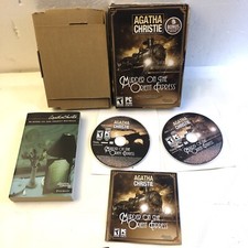 Murder on the Orient Express Agatha Christie PC CDROM Manual 2 Disc Set Book Box