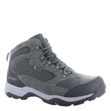 Hi-Tec Mens Water Proof Hiking Boots (Storm) in Charcoal/Grey/Majolica Blue