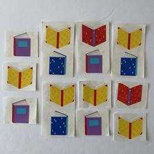 Vintage 1989 - Mrs. Grossman's Stickers By the Yard Lot - School Books