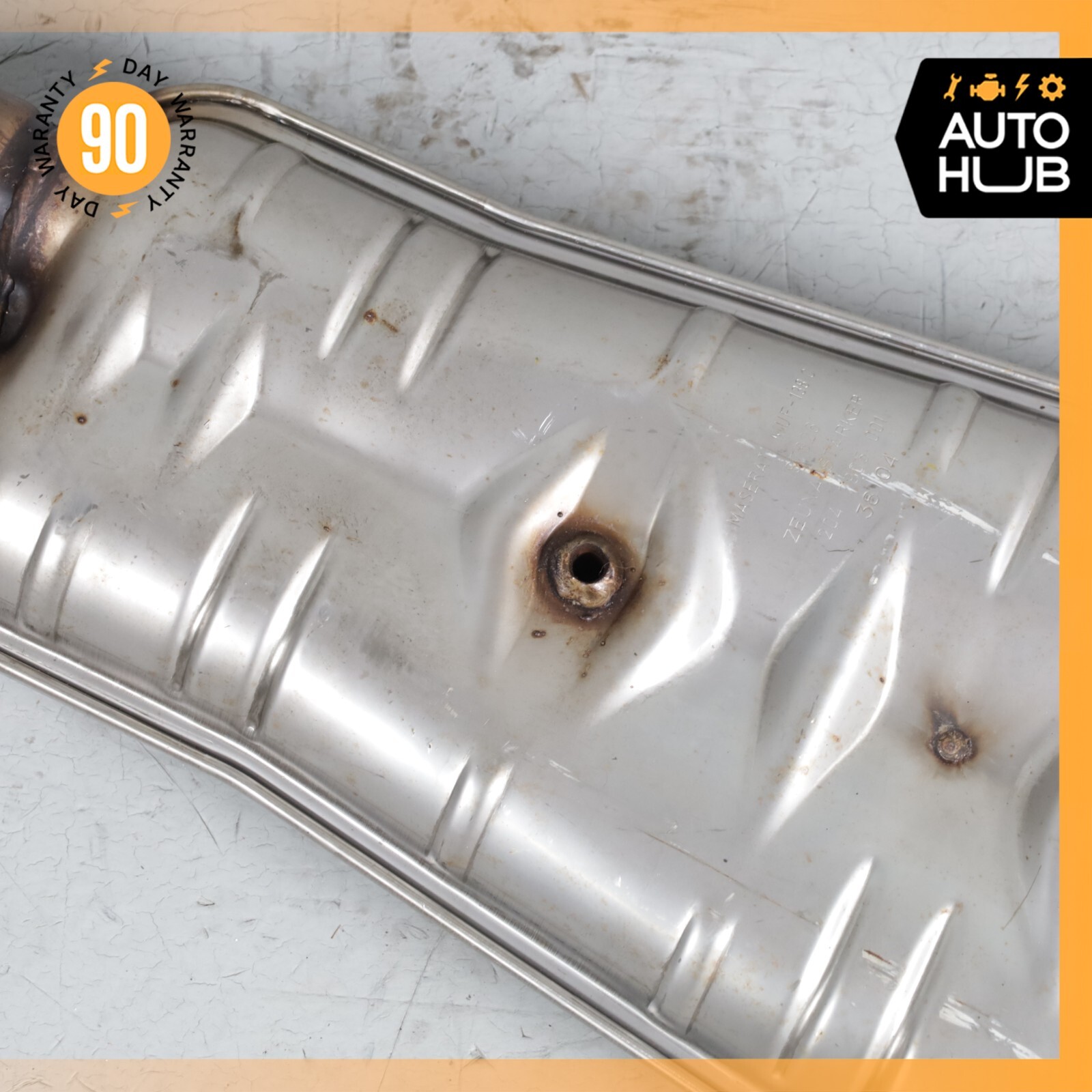 02-07 Maserati M138 Coupe 4200 Exhaust Mid Pipe Center Resonator Silencer 67k