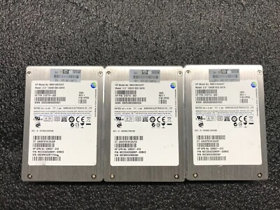 Lot of 3 HP MK0120EAVDT  120GB SSD SATA 2.5'' Solid State Drive 570774-002
