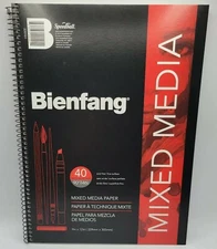 Bienfang Mixed Media Paper Pad 9"X12"-40 Sheets