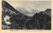 Dôme du Miage et Val de Montjoie -  vus de St Gervais - 