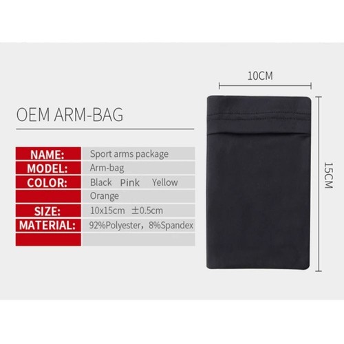 Terylene Running Phone Holder Lightweight Sports Pouch Band Gym Running - Zdjęcie 2 z 16