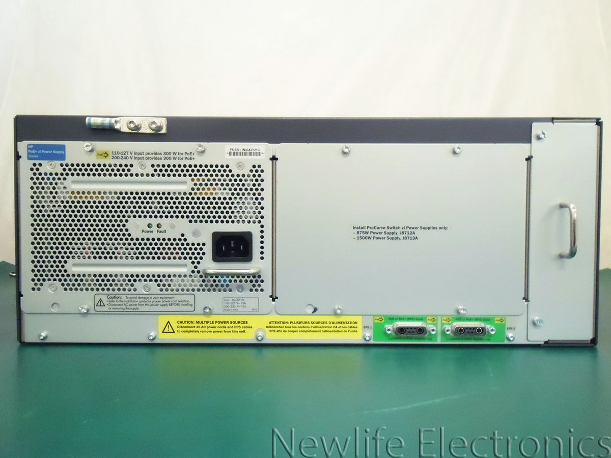 New* HPE J9533A ProCurve 5406-44G-PoE+-2XG zl Switch w/ 1x New* HPE J9533A ProCurve 5406-44G-PoE+-2XG zl Switch w/ 1x