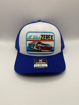 Alan Kulwicki Zerex Ford Trucker Hat, Richardson 112 Snap-back style.  NWT!