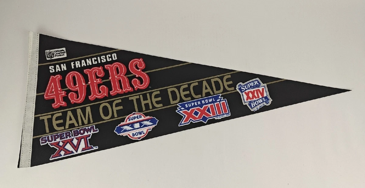 Evergreen San Francisco 49ers Pennant 9 in. x 23 in. Plug-in LED