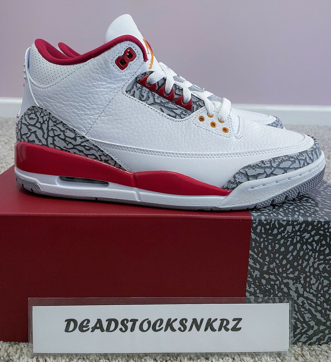Nike Air Jordan 3 Retro Cardinal Red CT8532 126 | eBay
