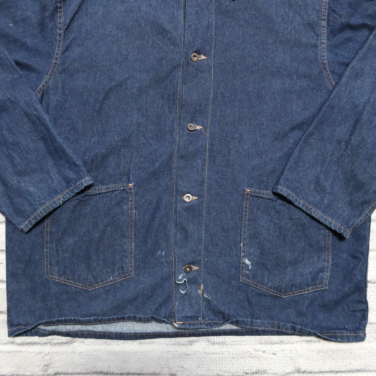 Vintage CDCR Prisoner Denim Chore Jacket California Made in USA | eBay