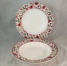 Set of 2 Inspired Victoria & Albert Museum Wall Hanging India Rim Soup Bowls