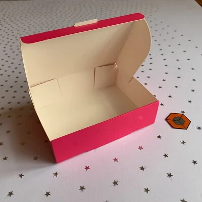 SMALL BOXES Single Slice Party Cake Boxes boxes 120x90x35mm ~ 20 for £3.99 inc post ~