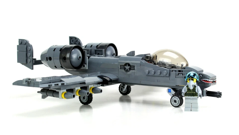 A-10 Warthog Thunderbolt Expert Air Force custom set made with REAL LEGO® bricks - Image 4 of 4