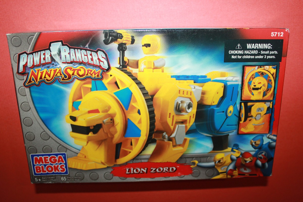 Mega Bloks 5712 Power Rangers Ninja Storm Lion Zord 2003 NEW SUPER