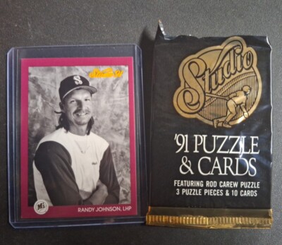 1991 Leaf Studio Randy Johnson. Mint. Gradable Card