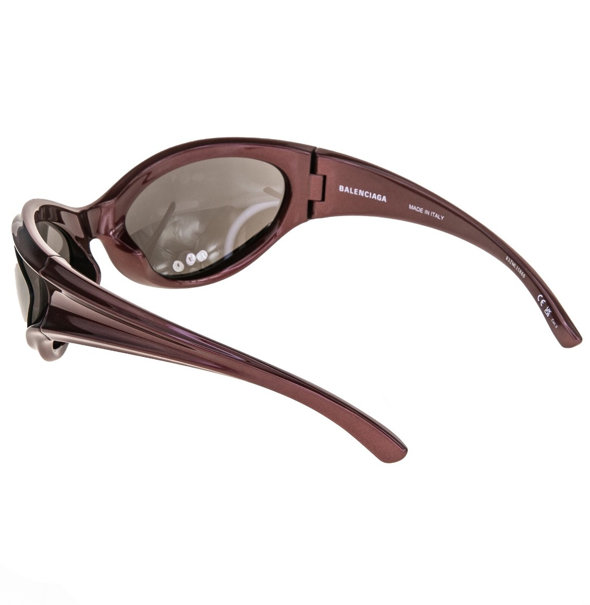 NEW BALENCIAGA SUNGLASSES BB0317S 002 UNISEX BURGUNDY/GRAY EYEWEAR NEW BALENCIAGA BB0317S 002 BURGUNDY UNISEX SUNGLASSES  main image 3